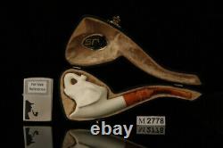 Srv Elephant Block Meerschaum Pipe with fitted case M2778