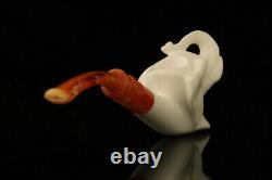 Srv Elephant Block Meerschaum Pipe with fitted case M2778