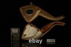 Srv HuntingEagle Block Meerschaum Pipe by I. Baglan with fitted case M2498