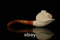 Srv HuntingEagle Block Meerschaum Pipe by I. Baglan with fitted case M2498