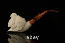 Srv HuntingEagle Block Meerschaum Pipe by I. Baglan with fitted case M2498