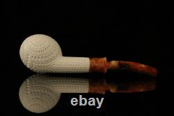 Srv Lattice Tomato Block Meerschaum Pipe with fitted case M2349