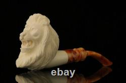 Srv Lion Block Meerschaum Pipe with fitted case M2239