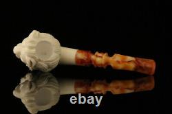 Srv Lion Block Meerschaum Pipe with fitted case M2239