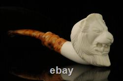 Srv Lion Block Meerschaum Pipe with fitted case M2752