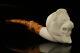 Srv Lion Block Meerschaum Pipe With Fitted Case M2752