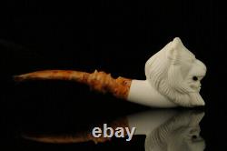 Srv Lion Block Meerschaum Pipe with fitted case M2752