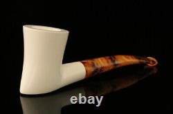 Srv -Modern Dublin Self-Sitter Block Meerschaum Pipe with fitted case M2128