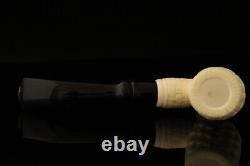 Srv Premium Deep Lattice Block Meerschaum Pipe with fitted case 14254