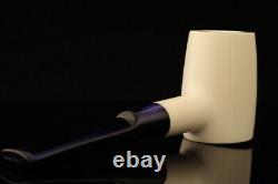 Srv Premium Poker Block Meerschaum Pipe with custom case 13364