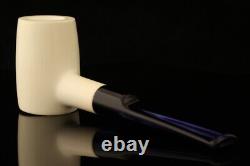 Srv Premium Poker Block Meerschaum Pipe with custom case 13364