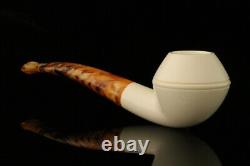 Srv Rhodessian Block Meerschaum Pipe with fitted case M2132