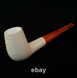 Straight Billard Block Meerschaum Pipe, Meerschaum Smoking Pipe, Pipa, AGM-589