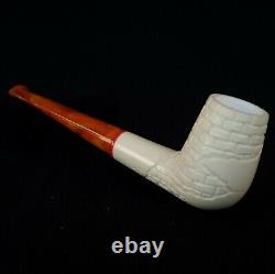 Straight Billard Block Meerschaum Pipe, Meerschaum Smoking Pipe, Pipa, AGM-589