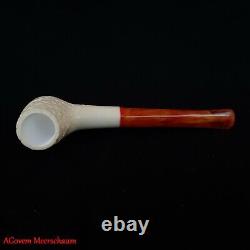 Straight Billard Block Meerschaum Pipe, Meerschaum Smoking Pipe, Pipa, AGM-589