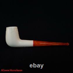 Straight Billard Block Meerschaum Pipe, Meerschaum Smoking Pipe, Pipa, AGM-589