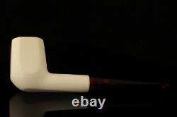Straight Panel Sitter Block Meerschaum Pipe with fitted case 14527