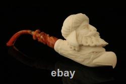 Sultan and Eagle Block Meerschaum Pipe by I. Baglan in case 9017