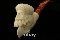Sultan in Claw Block Meerschaum Pipe Hand Carved by I. Baglan with case 9734