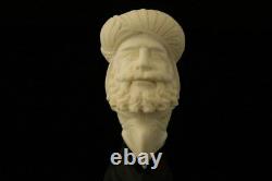 Sultan in Claw Block Meerschaum Pipe Hand Carved by I. Baglan with case 9734