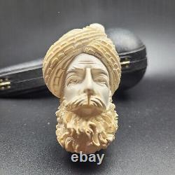 Sultan meerschaum pipe handmade block meerschaum by CPW Pipes #2361