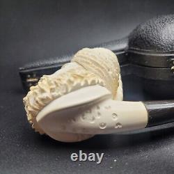 Sultan meerschaum pipe handmade block meerschaum by CPW Pipes #2361