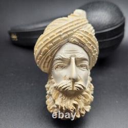 Sultan meerschaum pipe handmade block meerschaum by CPW Pipes #2361