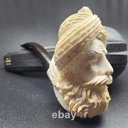 Sultan meerschaum pipe handmade block meerschaum by CPW Pipes #2361