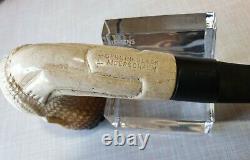 Superior Meerschaum Block Nicely Carved Tobacco Pipe