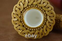 TEKIN Ornate Calabash Pipe BLOCK MEERSCHAUM-NEW-HAND CARVED W Case&Tamper#226