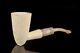 Tekin Rusticated Cone Shape Pipe Block Meerschaum-new-hand Carved W Case#613