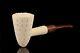 Tekin Rusticated Cone Shape Pipe Block Meerschaum-new-hand Carved W Case#666