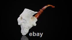 Talking Tree Figure Pipe BY Kenan Block Meerschaum-Handmade NEW W CASE#596