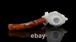 Talking Tree Figure Pipe BY Kenan Block Meerschaum-Handmade NEW W CASE#596