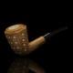 Tall Precolored Dublin Panel Pipe Block Meerschaum-new-hand Carved W Case#183