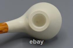 Tekin Smooth Volcano Pipe New Block Meerschaum Handmade W Case#1790