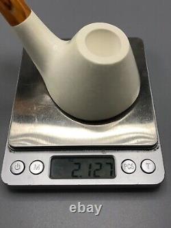 Tekin Smooth Volcano Pipe New Block Meerschaum Handmade W Case#1790