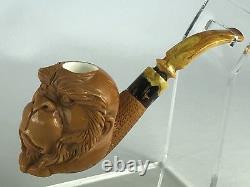 The King Kong, Gorilla PIPE Block Meerschaum-NEW W CASE#212 Free Shipping