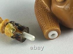 The King Kong, Gorilla PIPE Block Meerschaum-NEW W CASE#212 Free Shipping