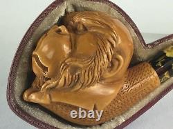The King Kong, Gorilla PIPE Block Meerschaum-NEW W CASE#212 Free Shipping