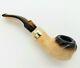 Thompson Gt. Britain Carved Block Meerschaum 1/4 Bent Style Estate Pipe As Is
