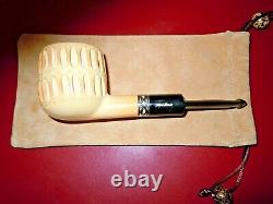 Tim Ball Carved Block Meerschaum Pipe