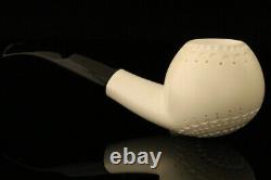 Tomato Block Meerschaum Pipe with fitted case 11853r