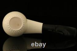 Tomato Block Meerschaum Pipe with fitted case 11853r