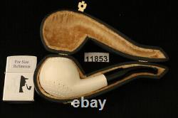 Tomato Block Meerschaum Pipe with fitted case 11853r