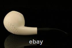 Tomato Block Meerschaum Pipe with fitted case 11853r