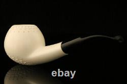 Tomato Block Meerschaum Pipe with fitted case 11853r