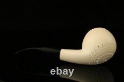 Tomato Block Meerschaum Pipe with fitted case 11853r