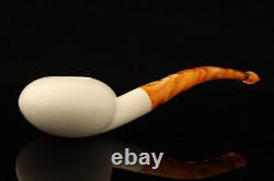 Tomato Block Meerschaum Pipe with fitted case 15028