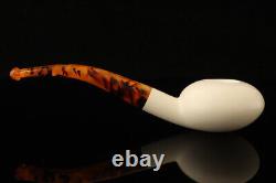 Tomato Block Meerschaum Pipe with fitted case 15028
